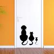 Dog, cat and mouse Wall decal - ambiance-sticker.com